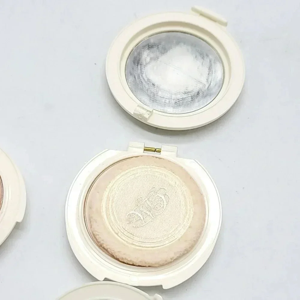 Germaine Monteil Womens Compact Superglow Solid Satin Powder Sheer LOT OF 3 VTG